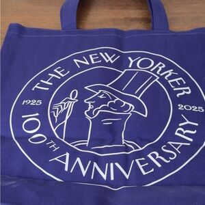 100th NEW YORKER Anniversary Blue Canvas Tote Bag

BRAND NEW